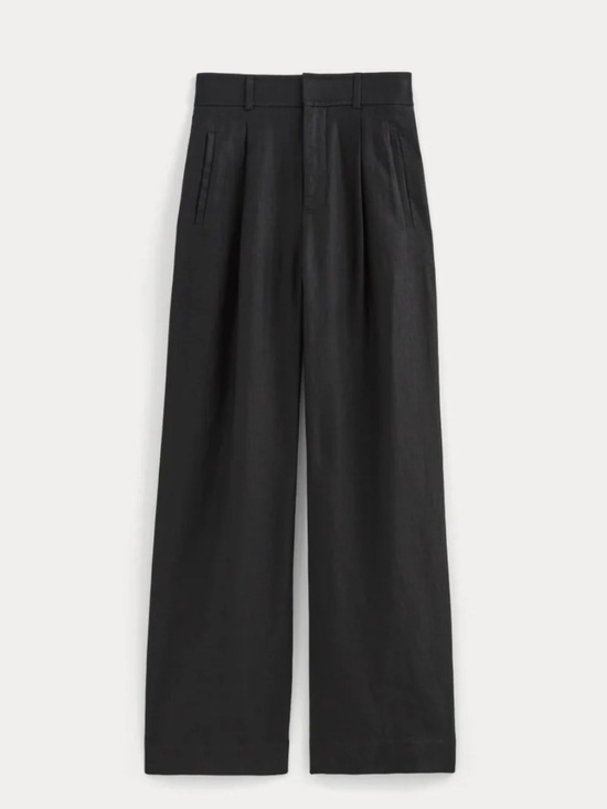 Everlane Pants - Everlane The Linen Way High Drape Pant Black Size 8